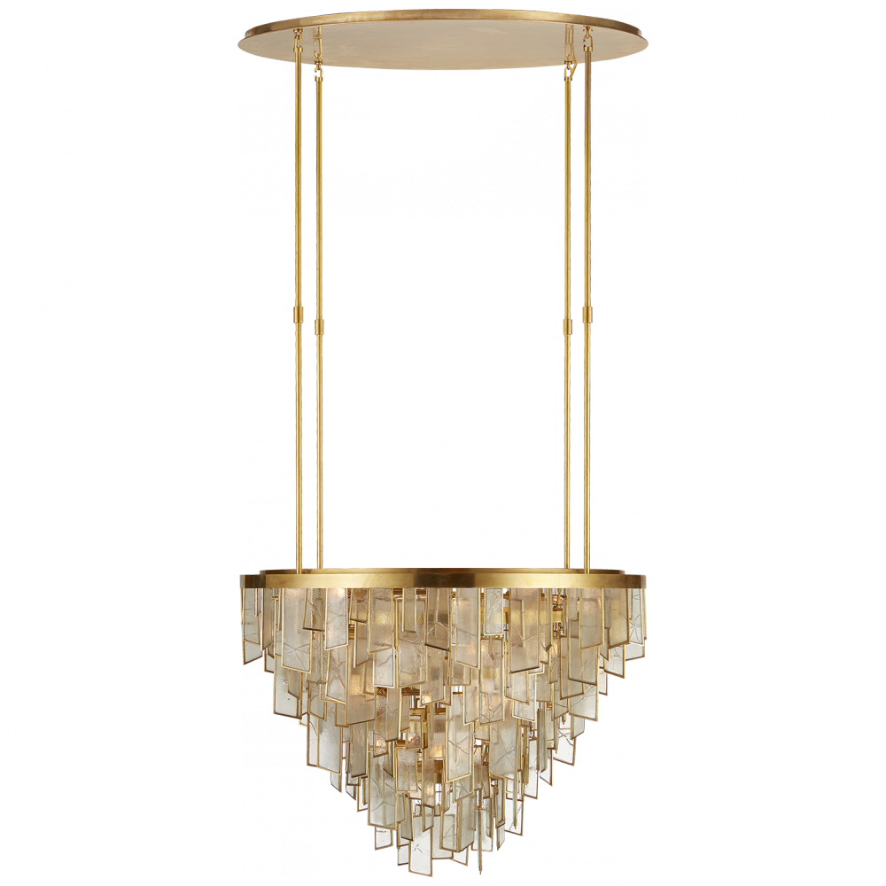 Visual Comfort, Ardent Large Waterfall Chandelier, Chandeliers