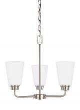 Seagull - Generation 3115203-962 - Three Light Chandelier