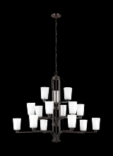 Seagull - Generation 3128915-710 - Franport Fifteen Light Chandelier