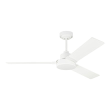 Seagull - Generation 3JVR52RZW - Jovie 52" Indoor/Outdoor Matte White Ceiling Fan with Wall Control and Manual Reversible Motor