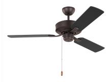 Seagull - Generation 3LD48BZ - Linden 48'' traditional indoor bronze ceiling fan with reversible motor