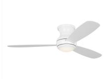 Seagull - Generation 3OBSHR52RZWD - Orbis 52 Inch Indoor/Outdoor Integrated LED Dimmable Hugger Ceiling Fan