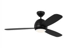 Seagull - Generation 3OBSR52MBKD - Orbis 52 Inch Indoor/Outdoor Integrated LED Dimmable Ceiling Fan