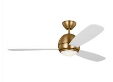 Seagull - Generation 3OBSR52SBD - Orbis 52 Inch Indoor/Outdoor Integrated LED Dimmable Ceiling Fan