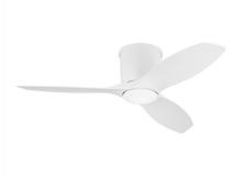 Seagull - Generation 3TTHR44RZWD - Titus 44 Inch Indoor/Outdoor Integrated LED Dimmable Hugger Ceiling Fan