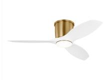 Seagull - Generation 3TTHR44SBD - Titus 44 Inch Indoor/Outdoor Integrated LED Dimmable Hugger Ceiling Fan