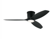 Seagull - Generation 3TTHR52MBKD - Titus 52 Inch Indoor/Outdoor Integrated LED Dimmable Hugger Ceiling Fan