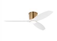 Seagull - Generation 3TTHR52SBD - Titus 52 Inch Indoor/Outdoor Integrated LED Dimmable Hugger Ceiling Fan