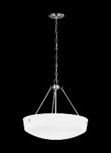 Seagull - Generation 6615203-05 - Three Light Pendant