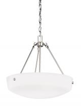 Seagull - Generation 6615203-962 - Three Light Pendant