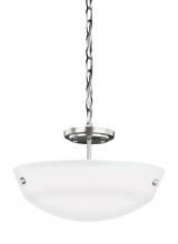 Seagull - Generation 7715202-962 - Two Light Semi-Flush Convertible Pendant