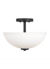 Seagull - Generation 77160-112 - Two Light Semi-Flush Convertible Pendant