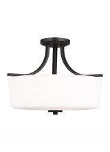 Seagull - Generation 7728803-112 - Three Light Semi-Flush Mount