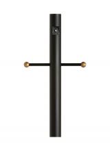 Seagull - Generation 8114-12 - Outdoor Posts traditional -light outdoor exterior aluminum post with ladder rest and photo cell in b
