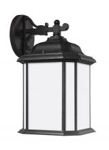 Seagull - Generation 84531EN3-746 - Kent traditional 1-light LED outdoor exterior large wall lantern sconce in oxford bronze finish with