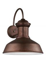 Seagull - Generation 8647701-44 - Fredricksburg traditional 1-light outdoor exterior Dark Sky compliant large wall lantern sconce in w