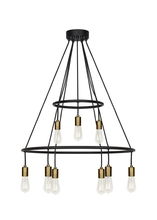 Seagull - Generation CH1077BLAB - Tae 9 Chandelier