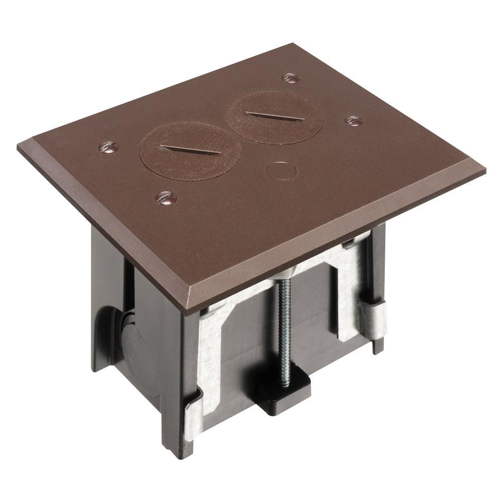 BROWN ADJ FLOOR BOX -