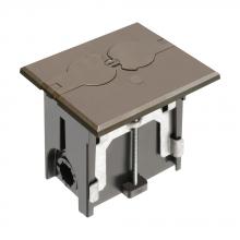 Arlington FLBAF101BR - BROWN FLOOR BOX - FLIP