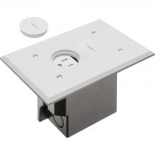 Arlington FLBR101W - WHITE RETRO FLOOR BOX