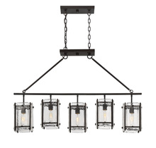 Savoy House Canada 1-3043-5-13 - Glenwood 5-Light Linear Chandelier in English Bronze