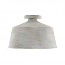 Capital Fixture Comp 235311SC - 1-Light Tapered Metal Semi Flush in Stucco