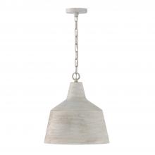 Capital Fixture Comp 335311SC - 1-Light Tapered Metal Pendant in Stucco