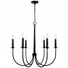 Capital Fixture Comp 445661KB - 6 Light Chandelier