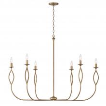 Capital Fixture Comp 452563ML - 6-Light Chandelier in Mystic Luster