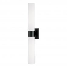 Capital Fixture Comp 646221MB - 2-Light Dual Sconce in Matte Black with Soft White Glass