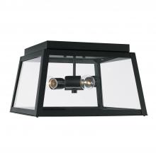 Capital Fixture Comp 943736BK - 3 Light Outdoor Flush