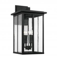 Capital Fixture Comp 943843BK - 4 Light Outdoor Wall Lantern