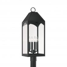 Capital Fixture Comp 946343BK - 4 Light Outdoor Post Lantern