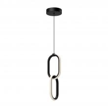 KUZCO Lighting PD92615-BK - Airen 15-in Black LED Pendant