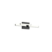 KUZCO Lighting VL52718-BK - Anello Minor 18-in Black LED Vanity