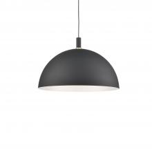 KUZCO Lighting 492332-BK/GD - Archibald 32-in Black With Gold Detail 1 Light Pendant