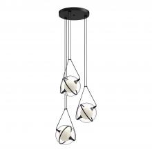 KUZCO Lighting CH76718-BK - Aries 18-in Black LED Chandeliers