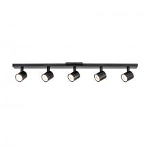 KUZCO Lighting TR19035-BK-5CCT-UNV-010 - Arnold 5-Head Black LED Track Lights