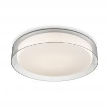 KUZCO Lighting FM48618-5CCT - Aston 18-in Clear LED Flush Mount