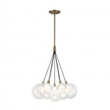 KUZCO Lighting CH3117-BG - Bolla 16-in Brushed Gold LED Chandelier