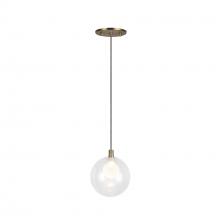 KUZCO Lighting PD3106-BG - Bolla 5-in Brushed Gold LED Pendant