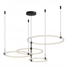 KUZCO Lighting CH24755-BK - Bruni 55-in Black LED Chandeliers