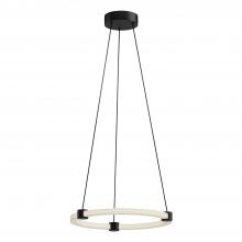 KUZCO Lighting PD24716-BK - Bruni 16-in Black LED Pendant