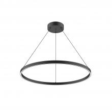 KUZCO Lighting PD87132-BK - Cerchio 32-in Black LED Pendant