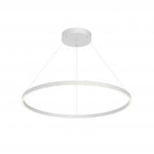 KUZCO Lighting PD87136-WH - Cerchio 36-in White LED Pendant