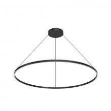 KUZCO Lighting PD87160-BK - Cerchio 60-in Black LED Pendant