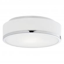 KUZCO Lighting FM6012-CH-5CCT - Charlie 12-in Chrome LED Flush Mount