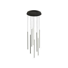 KUZCO Lighting MP14919-BK - Chute 8 Head Black LED Multi Pendant