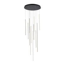 KUZCO Lighting MP14924-BK - Chute 12 Head Black LED Multi Pendant