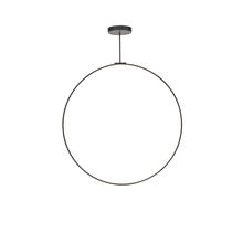 KUZCO Lighting PD82548-BK - Cirque 48-in Black LED Pendant